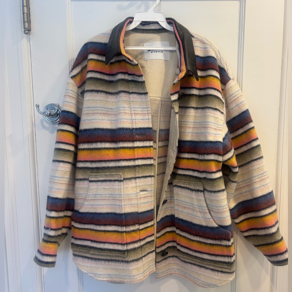 Isabel Marant Women's Striped Wool Jacket - Multicolor